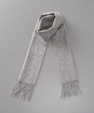 AURORA WEB限定  カシミヤ プチマフラー（幅20cm) ミディアムグレー