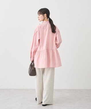 earth music&ecology 2wayボウタイブラウス Stripe