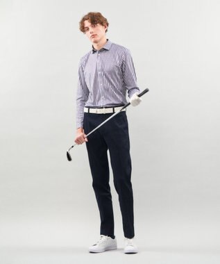 23区GOLF 【MEN】【ストレッチ】ハイパワーストレッチ ベーシックパンツ ネイビー系