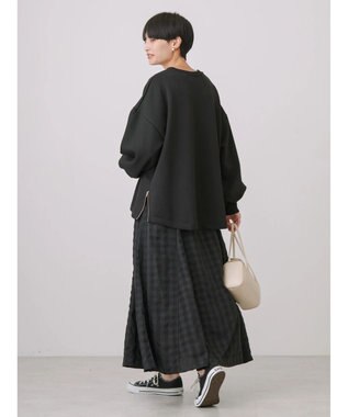 AMERICAN HOLIC カチオンギンガムギャザースカート Black