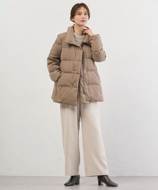 J.PRESS LADIES L SHINE クルーネック ニット シルバーグレー系