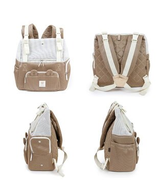 PET PARADISE ペットパラダイス くまちゃん 優しい 抱っこ ハグリュックキャリーバッグ Ｌ 小型犬 モカ