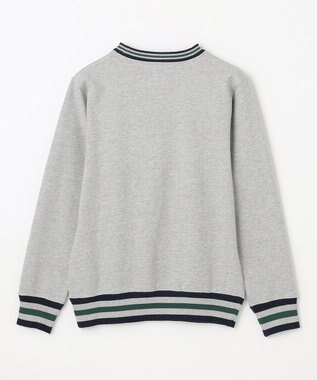 J.PRESS KIDS 【140-170cm】トリコリブコンビボーダー ミニ裏毛 トレーナー グレー系