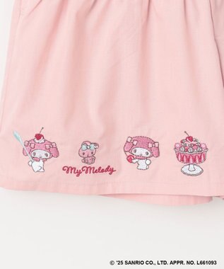 ANY KIDS 【any FAM ×サンリオキャラクターズ】裾刺繍 キュロット マイメロディ×ピンク