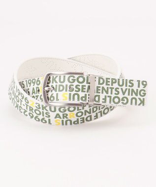 23区GOLF 【MEN】リバーシブルベルト ホワイト系