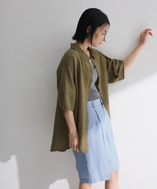 Green Parks ・ＥＬＥＮＣＡＲＥ　ＤＵＥシアーボリュームスリーブシャ