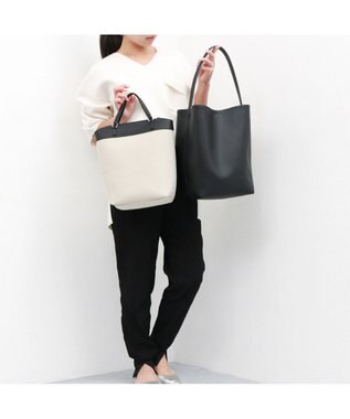 UNBILLION カシュカシュ cachecache / シュリンクミニマルシェイプバケツバッグL ブラック