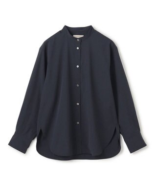 UNFILO バンドカラー コンフォートシャツ ネイビー