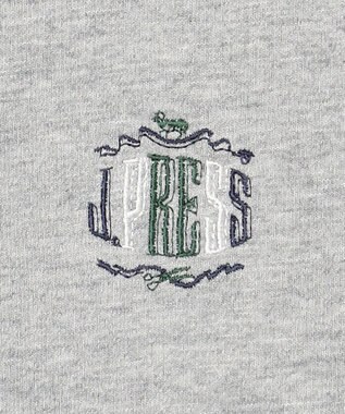 J.PRESS KIDS 【140-170cm】トリコリブコンビボーダー ミニ裏毛 トレーナー グレー系
