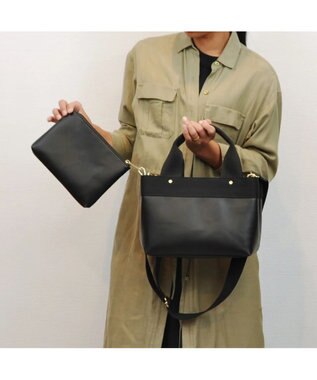 UNBILLION cachecache テープディテール2wayパーテーショントート