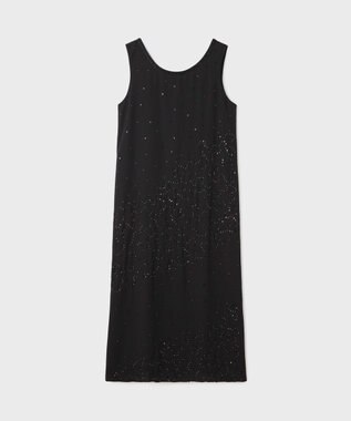 GRACE CONTINENTAL シャイニーembドレス ブラック