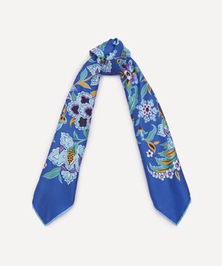 LIBERTY. アラベラ シルクスカーフ 70 ブルー