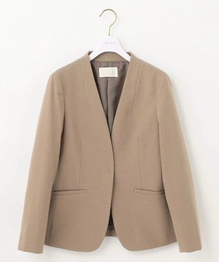 ANY SIS 【保温性あり/洗える】サーモ 2WAY ストレッチ ジャケット キャメル