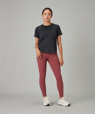 Chacott ドライストレッチTシャツ ダークグレー