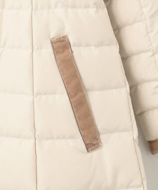 TOCCA HOLIDAY ロングダウンコート アイボリー系