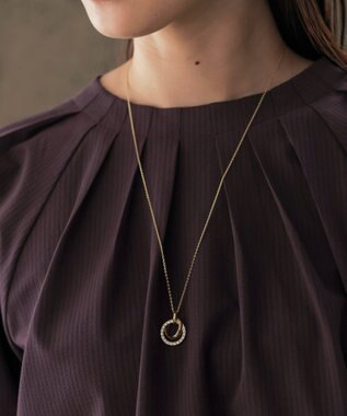 ビジューリング ネックレス