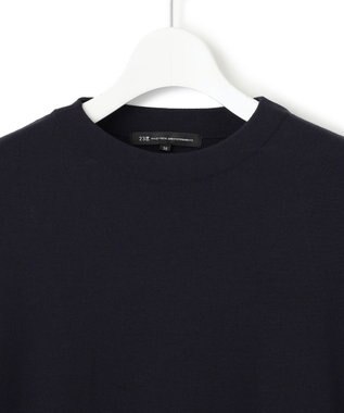 23区 【洗える】ヴィスコースストレッチ ストレート ニットワンピース ネイビー系