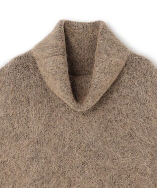 uncrave アルパカファーニット ハイネックベスト ブラウン