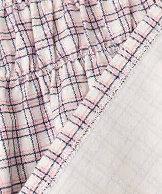 組曲 KIDS 【110-140cm】シャーリングブラウス Tシャツ クロスチェック系5