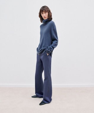 JOSEPH ギャバジンストレッチ　フィットフレアートラウザーズ Harbour