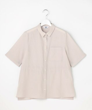 J.PRESS LADIES S 【WEB限定】アキハ BREEZE COOL シャツ ブラウス グレージュ系