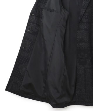 JOSEPH HOMME パッチジャガードジャジー　チェスターコート グレー系3