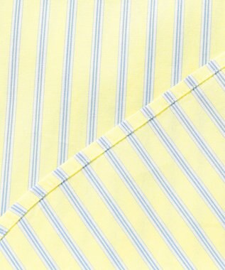 23区 【先行予約】CANCLINI シャーティング ルーズフィットシャツ イエロー×サックスストライプ