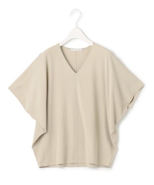 ICB 【洗える】VIS/NYハイゲージ Vネックプルオーバー ライトオリーブ系