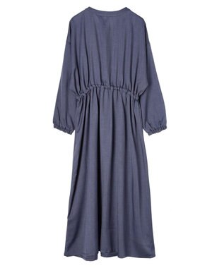 Green Parks ・ＥＬＥＮＣＡＲＥ　ＤＵＥ　イロイロ釦ドロストワンピース Blue