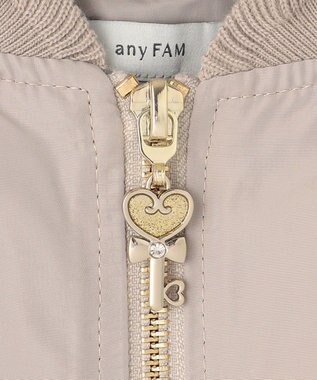 ANY KIDS ガーリー MA-1 ベージュ