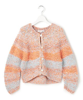  【GOLD LABEL】ファンシーミックスハンドニット カーディガン