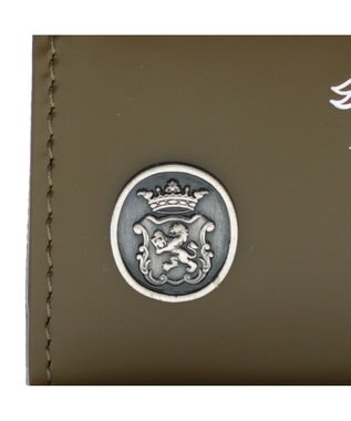 A.D.M.J. 【ミニ財布 / クリスタル×牛革】カルヴィ/ザ・ビー スモールウォレット MILITARY