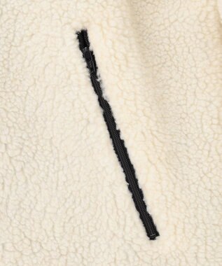 PW CIRCULUS 【MEN】【撥水/防風】リバーシブル ボア ジップアップ ブルゾン ホワイト×ブラック