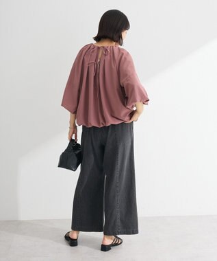 Green Parks ・ＥＬＥＮＣＡＲＥ　ＤＵＥ　バルーンブラウス Pink