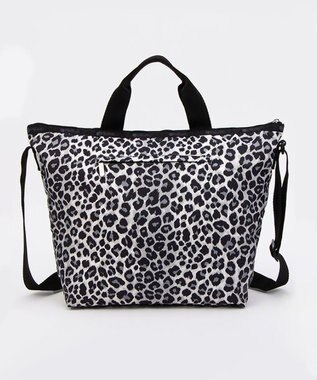LeSportsac DELUXE EASY CARRY TOTE/ニュートラルレオパード ニュートラルレオパード