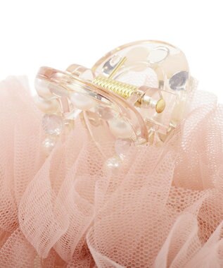 Maison de FLEUR チュールビジューバンスクリップ Pink
