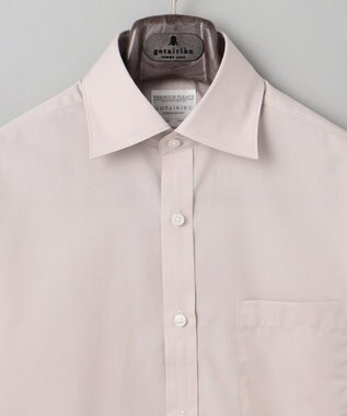 GOTAIRIKU 【形態安定】PREMIUMPLEATS_レギュラーカラー 通年ドレスシャツ_アイボリー(24年秋冬モデル) アイボリー系