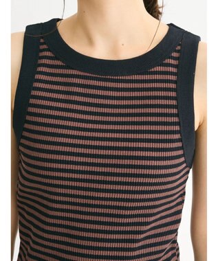 Green Parks ・ＳＵＧＡＲ　ＳＰＯＯＮ　ボーダーアメスリタンクトップ Black