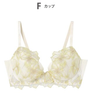 AMPHI ブラジャー 自然なまるみのあるバストシルエット 背中の段差ができにくい整える機能のブラ 【ふわふわブラ】 ブラ BYJ380 アンフィ／ワコール