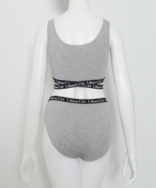 WEGO 【ハーフトップ＆ショーツセット】Liliane　Ciel　クロスロゴ グレー