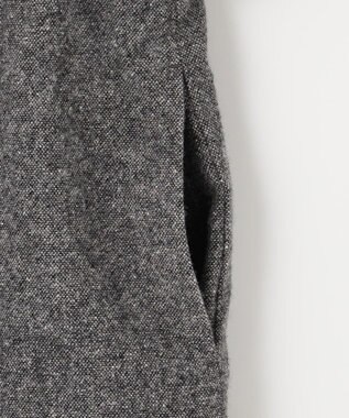 J.PRESS LADIES S シルクネップ ツイード ジャンパースカート ライトグレー系