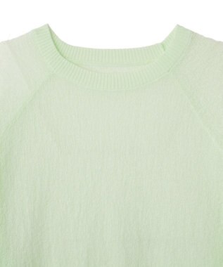 CRAFT STANDARD BOUTIQUE ジョーゼットシアーニットプルオーバー Light Green
