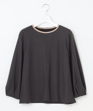 J.PRESS LADIES L 【イージーケア】ウールスムースジャージー カットソー グレー系