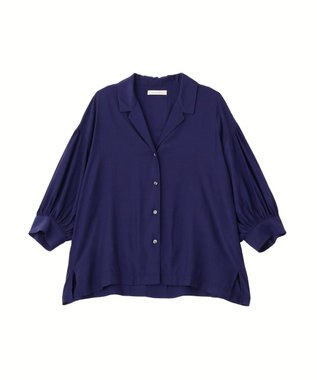Green Parks 接触冷感シルキータッチローンオープンカラーシャツ