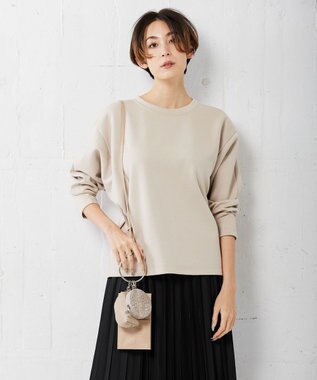 ICB 【人気のためさらに新色追加・全5色展開】 3ピースチャームバッグ ベージュ×パイソン