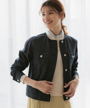 J.PRESS LADIES ヴィンテージオーバルリング ネックレス シルバー系