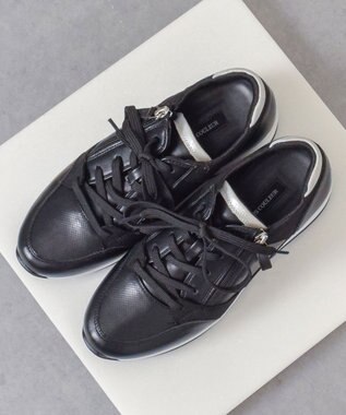 Bridget Birkin 【PARADIS COULEUR】サイドジップヒールアップスニーカー ブラックコンビ