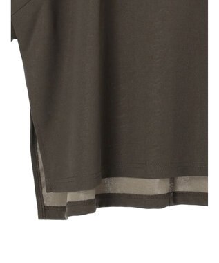 Green Parks ジョーゼットドルマンカットプルオーバー Khaki