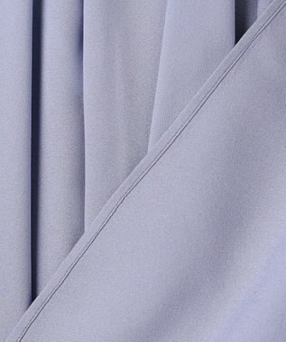 BEIGE， 【洗える】MUSCARI / ソフトシルクキャンディースリーブブラウス Antique Blue