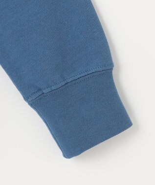 J.PRESS KIDS 【110-130cm】襟ストライプ ブロッキングポロシャツ ブルー系2